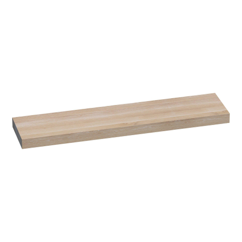 BRAUER Creek plateau supérieur suspendu - 200x50x10cm - lamelles chêne blanc SW371962