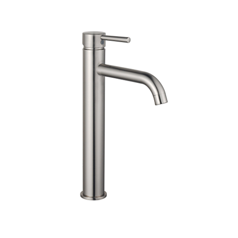 Fortifura Calvi Wastafelkraan - 33.9cm - verhoogd - opbouw - PVD - geborsteld RVS SW377857