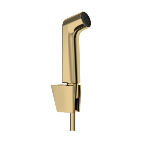 Hansgrohe Bidette bidet handdouche - 1jet s ecosmartm. Porter S douchehouder en doucheslang 125cm - polished gold optic SW1172946