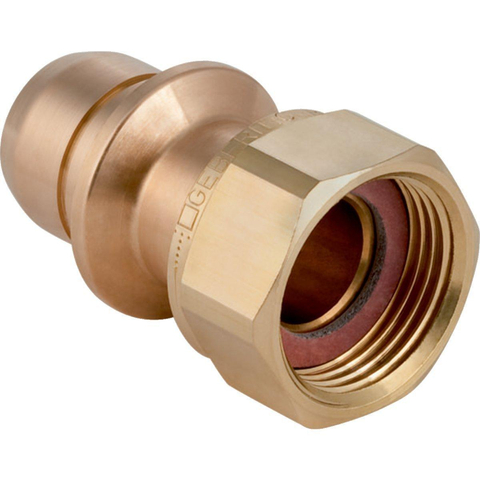 Geberit Pushfit Verdeleraansluiting - met wartel messing 1 bidr 7950180