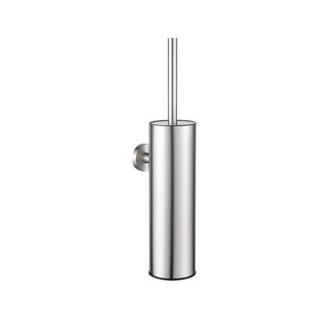Fortifura Calvi Ensemble WC - porte-balai WC - fermé - patère - porte-rouleau WC - avec clapet - inox brossé SW1381783