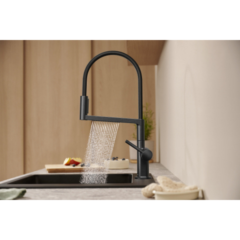Hansgrohe Talis select keukenkraan powderspray 3jet bl.chr SW1172941