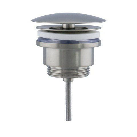 QeramiQ Fuente Pack Lave-mains - 38x7x24cm - 1 trou de robinet - céramique - robinet Inox brossé - Blanc brillant SW1111475