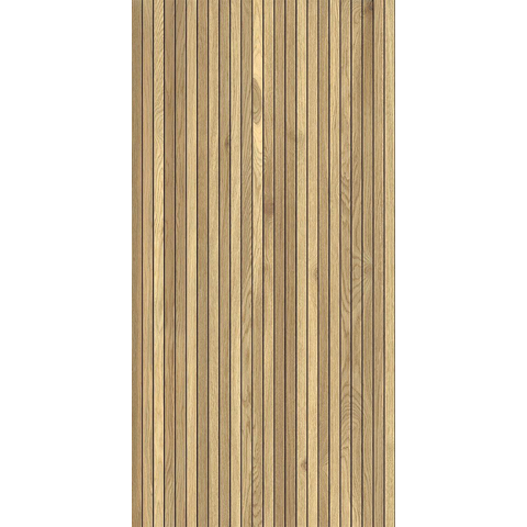 ÉCHANTILLON Terravito Elmico Carrelage parquet céramique mural et de sol - 60x120cm - 6.0mm - rectifié - Fluted SW1242374