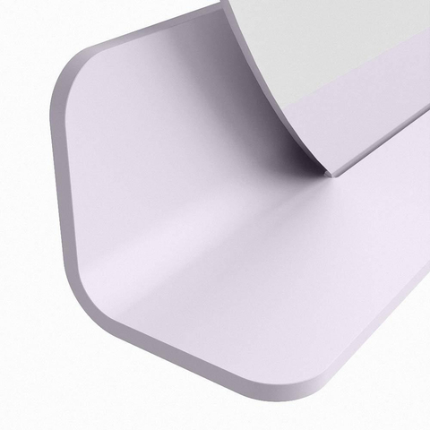 Mondiaz SPOT miroir – Ø 100 cm – avec tablette – Cale (gris clair) SW1235499