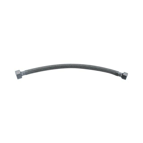 Fortifura Calvi Hoekstopkraan - met Flexibele slang - 30cm - slang - 1/2"x3/8" - geborsteld messing (goud) SW1382532