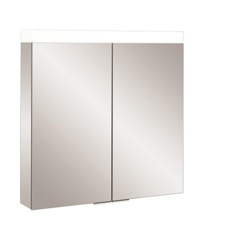 Crosswater Cabinet Image Spiegelkast - 70x70cm - IP44 - LED verlichting - deurlinks of rechts - zilver SW876239