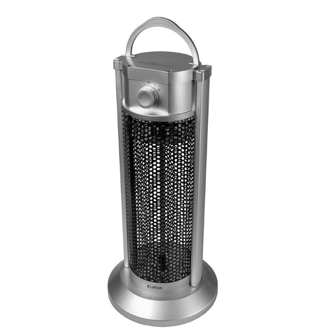 Eurom Chauffage de terrasse Under table heater 900 watt 10 m2 Gris SW539145