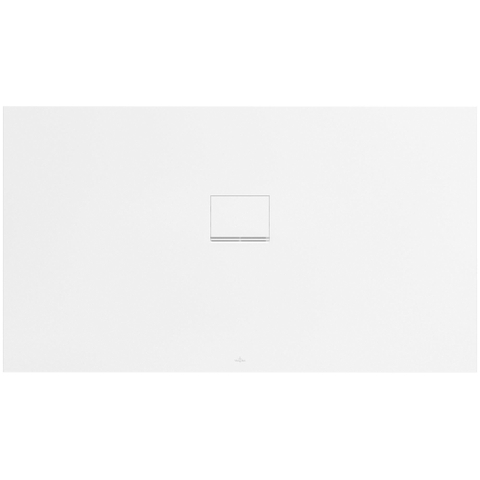Villeroy & Boch Squaro Infinity receveur de douche en matériau de synthèse - Quaryl rectangulaire 160x90x4cm - blanc mat SW228360