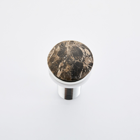 Saniclass Noche Afvoerplug - verlengd - natuursteen - dark emperador SW1474840