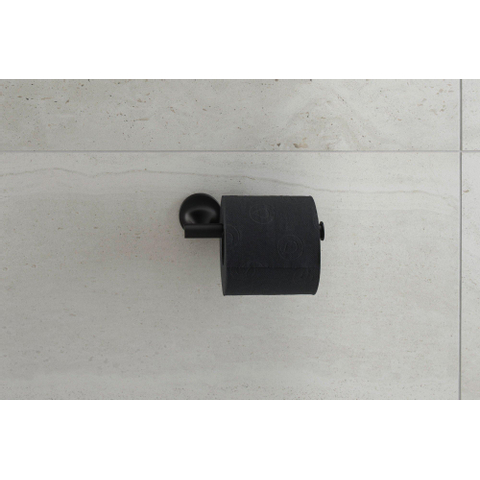Duravit Starck T Toiletrolhouder - zonder klep - mat zwart SW297083