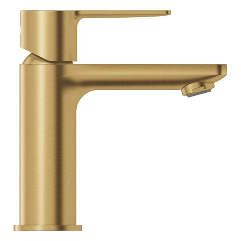 GROHE Lineare New wastafelkraan - xs-size - met klikwaste - geborsteld cool sunrise (goud) SW1477606