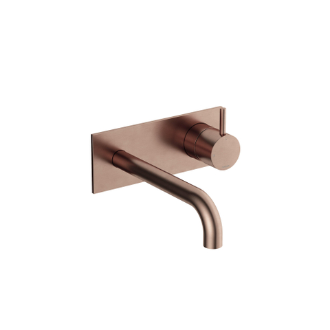 Hotbath Cobber Afbouwdeel - voor wastafelkraan - 18cm uitloop - PVD - geborsteld koper SW1117856