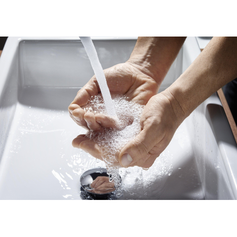 Hansgrohe Talis e 1 greeps wastafelkraan - 110 PopUp - trekwaste - hoogglans chroom SW28983