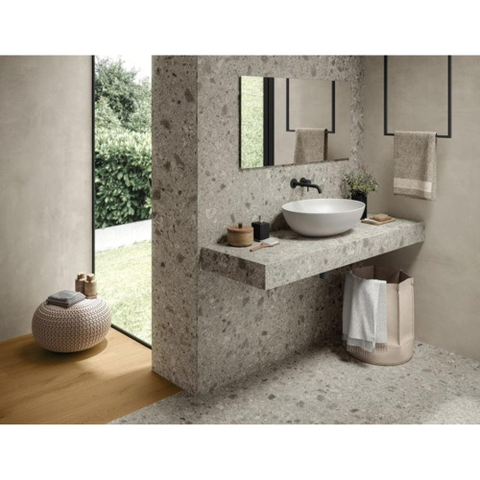 ÉCHANTILLON Ceralto Civaro Loft Mix Carrelage sol et mur - 60x60cm - 9mm - rectifié - grès cérame - ivoire (beige) SW1170828