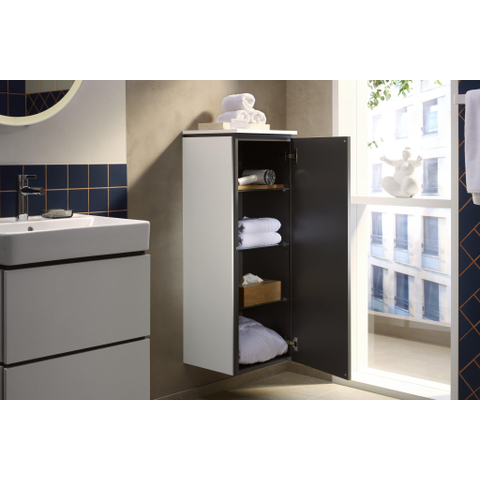 Hansgrohe Xarita Lite S miroir – rond Ø 70 cm – Éclairage LED – chauffage de miroir, à intensité variable – Blanc mat SW1165146