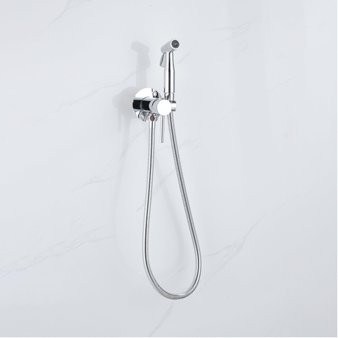 Fortifura Calvi Mengkraan Bidet - met handdouchehouder - chroom TWEEDEKANS OUT14246