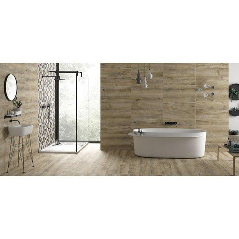 ÉCHANTILLON Ceralto Lazaro Grain Carrelage sol et mur 22x84cm 9.3mm R10 grès cérame Naturel SW912207