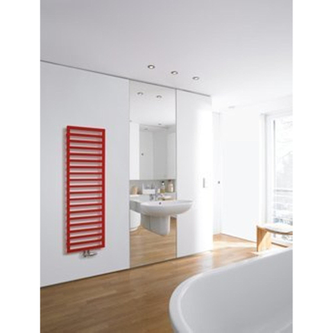 Zehnder Quaro Radiateur sèche-serviettes - 97,1x30cm - 299 watts - Acier Blanc brillant SW130161