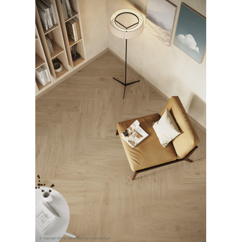 ÉCHANTILLON Terravito Flexaro Carrelage sol et mur - 22,5x90cm - 8mm - rectifié - (Brun) SW1221442