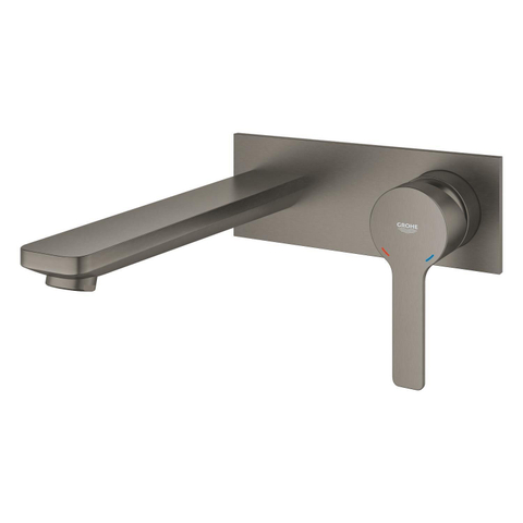 Grohe Lineare Waterbesparend Afbouwdeel - voor inbouw wandkraan - L-Size - uitloop 20.7cm - brushed hard graphite (antraciet) SW444192
