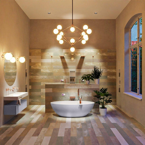 MONDIAZ FLOAT Vrijstaand bad - 170x80cm - Cale/talc SW491496