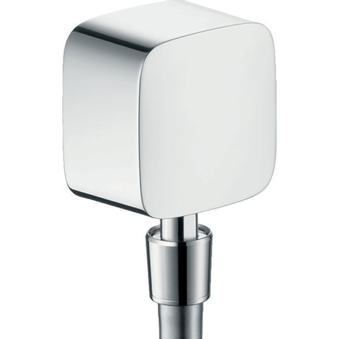 Hansgrohe PuraVida FixFit muuraansluitbocht - met terugslagklep en kogelgewricht - hoogglans chroom 0451107