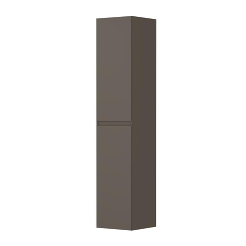 INK Half Hoge Kast - 35x35x170cm - 2 deuren - greeploos - MDF lak - mat taupe SW1443708