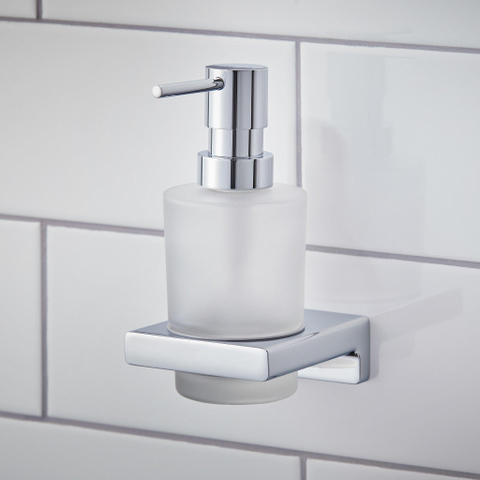 Hansgrohe AddStoris Q - zeepdispenser - hoogglans chroom SW651113