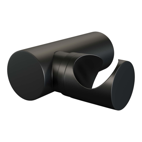 Brauer Black Edition Badkraan - douchegarnituur - handdouche staaf 1 stand - gladde knop - mat zwart SW716125