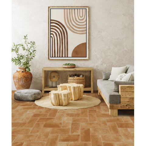 SAMPLE Terravito Ritmo Vloer- en wandtegel - 15x30cm - 8.2mm - (Rood) SW1221165