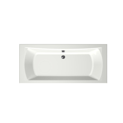 Xenz Robijn Duobad - 180x80x48 - afvoer Midden - acryl - wit mat*SHOWMODEL* SHOW25673