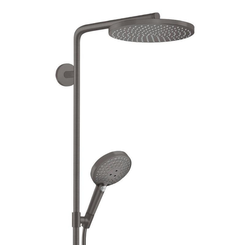 Hansgrohe Raindance Select S - select Regendoucheset - thermostaat - hoofddouche 24cm - zwart chroom gunmetal SW297300