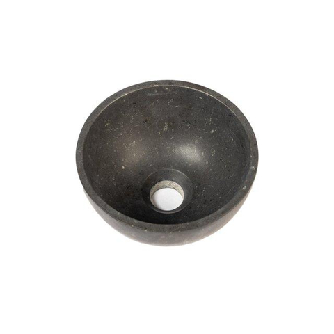 FugaFlow Efficiente Vasque - 21x21x12cm - ronde - pierre naturelle - foncé SW1468925