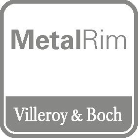 Villeroy & Boch Architectura douchebak 100x100x1.5cm metalrim antraciet SW28685