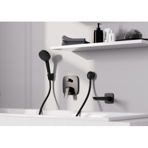 Hansgrohe Fixfit Muuraansluitbocht E - zonder terugslagklep - mat zwart SW451565