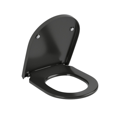 Villeroy & Boch Subway 3.0 closetzitting - met quickrelease - met softclose pure - afneembaar - mat zwart SW1173066
