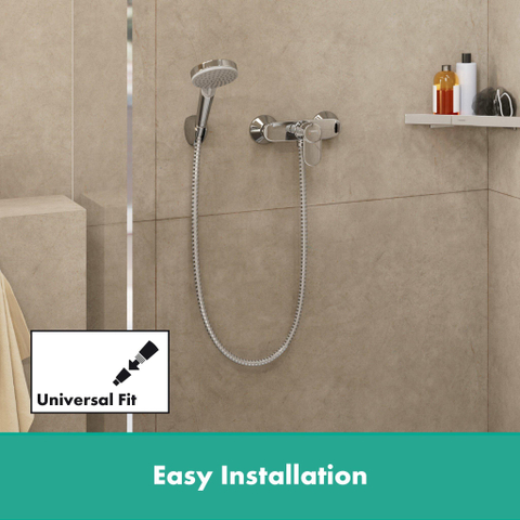Hansgrohe Vernis Blend Badset Vario - ecosmart - met doucheslang - 160 cm - hoogglans chroom SW651631