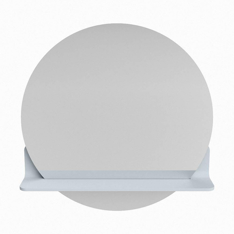Mondiaz SPOT spiegel – Ø60 cm – met planchet – Clay (bruin) SW1235505