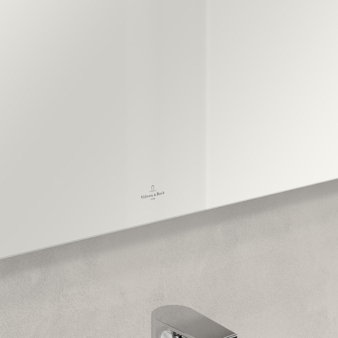 Villeroy & Boch More to See One spiegel – 80x60 cm – directe LED boven – Zilver SW454448