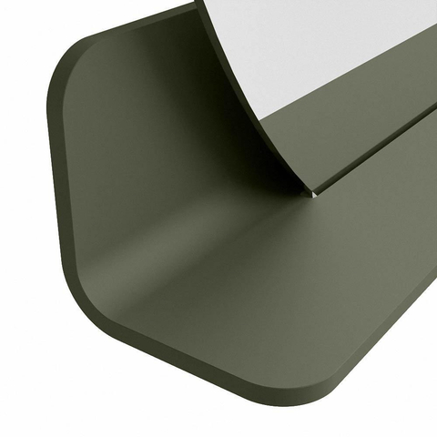 Mondiaz SPOT miroir – Ø 90 cm – avec tablette – Army (vert) SW1235488
