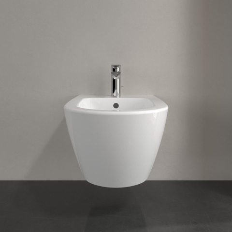 Villeroy & Boch Subway 2.0 wandbidet - 375x565mm CeramicPlus - White Alpine (glans wit) 0124045