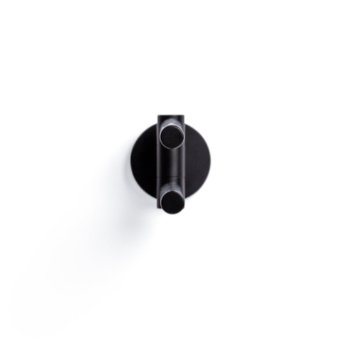 Ozean Porte-serviette rotatif rond noir mat SW209329