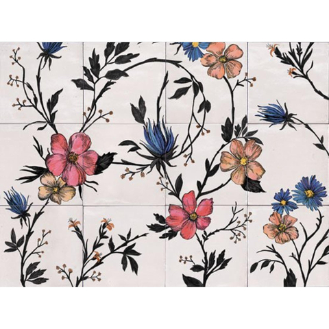 Ceralto Drapé Mural Decor-strip - 45x60cm - 10.0mm - Bianco SW669933