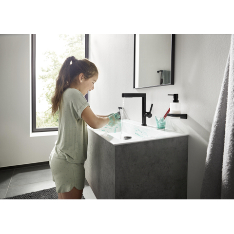 Hansgrohe AddStoris Q handdoekhaak dubbel - mat zwart SW651196