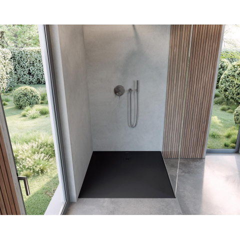 Duravit Sustano Douchebak - 120x120x3cm - Vierkant - DuraSolid - mat antraciet SW814292