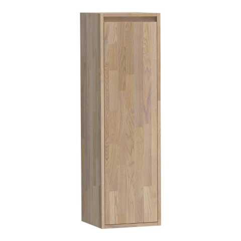 BRAUER Adore armoire de salle de bains - 120x35x35cm - avec 1 porte sans poignée ouvrant à gauche chêne abouté gris SW94924