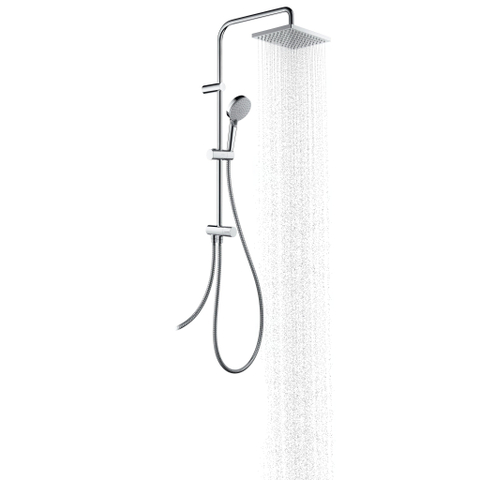 Hansgrohe Vernis Shape - showerpipe - zonder thermostaat - hoogglans chroom SW651648