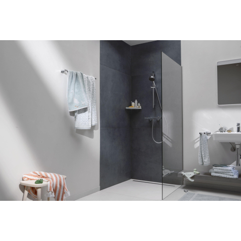 Hansgrohe Ecostat fine Douchekraan - thermostatisch - zonder omstel HOH=15cm - thermostaat - hoogglans chroom (wit) SW1152220