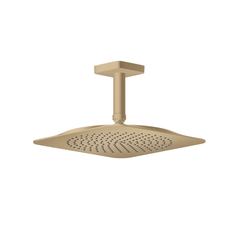 AXOR Citterio C douche de tête - 27x27cm - avec raccord plafond - brushed bronze SW1152114